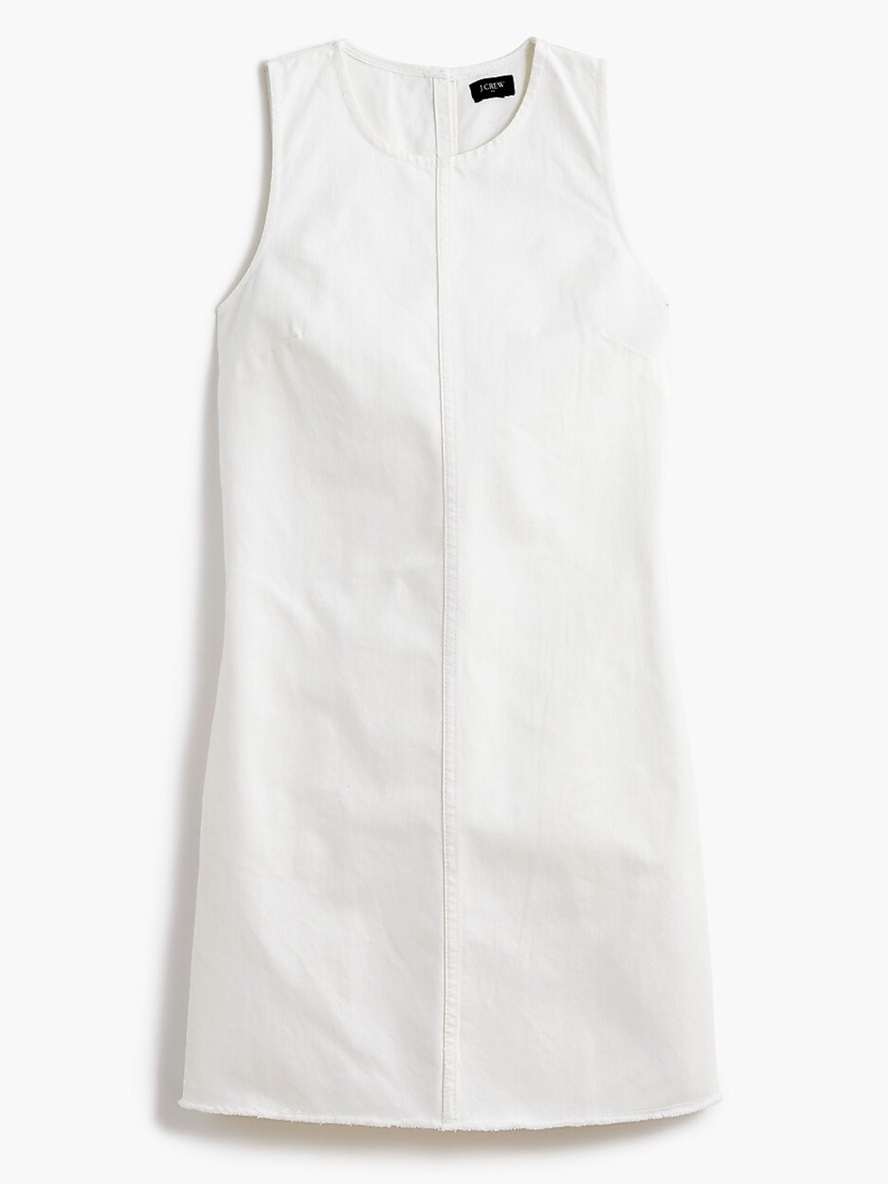 J. Crew white denim shift dress - Picture 1 of 4